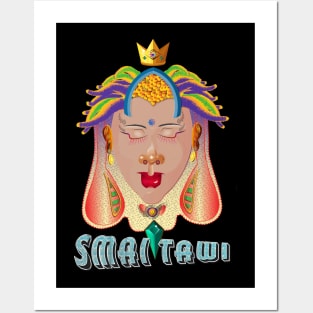 Smai Tawi Yoga Girl Posters and Art